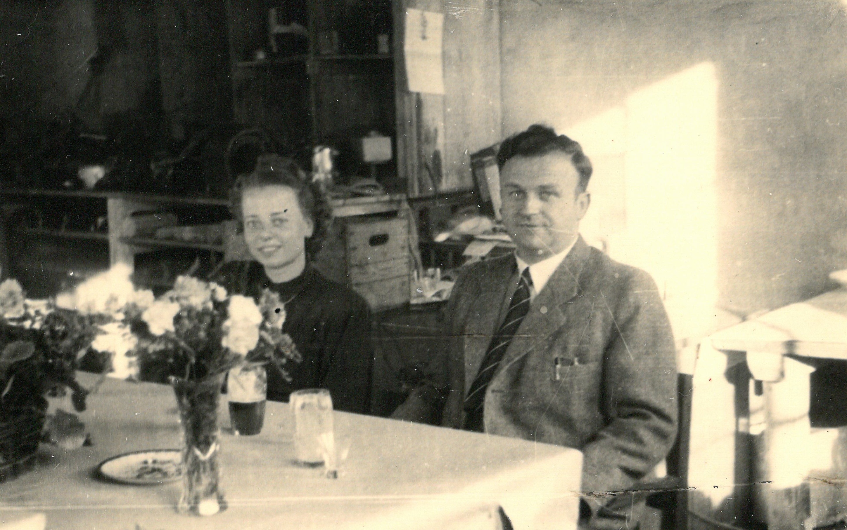 1948 - Get-together with Gisela and Kurt Menzel