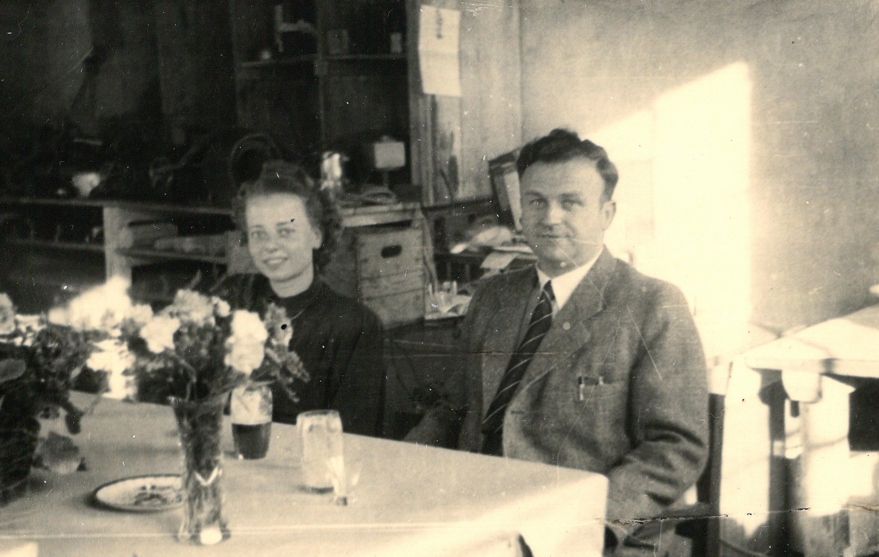1948 - Firmenfeier mit Gisela und Kurt Menzel