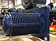 Roller table motor for flange mounting