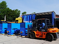 Loading works of slip ring inductions motors for coal mine Loading works of slip ring inductions motors for coal mine