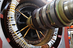 slip ring motors powering a heavy-duty ball mill in a gold mine