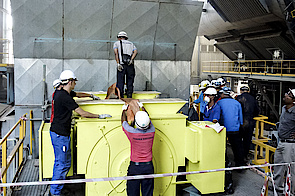 Alignment of a squirrel cage motor in Malaysia