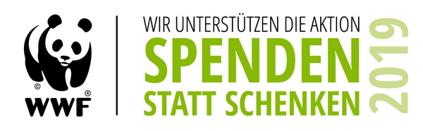 WWF Aktions-Logo Spenden statt Schenken WWF Aktions-Logo Spenden statt Schenken