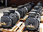 3-phase slip ring induction motors ribbed-cooled