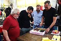 Head of Production receives anniversary cake Head of Production receives anniversary cake