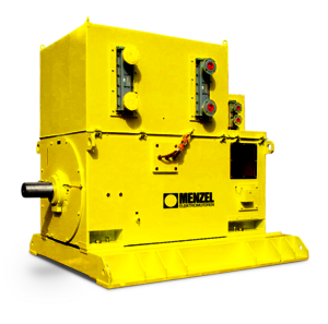 Water-cooled slip ring motor