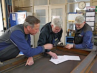 Head of Production Thomas Dobratz at a project meeting with colleagues Head of Production Thomas Dobratz at a project meeting with colleagues