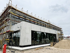 View of the cafeteria 