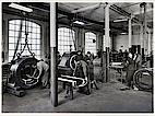 Menzel Motor-Montagehalle in den 50er Jahren