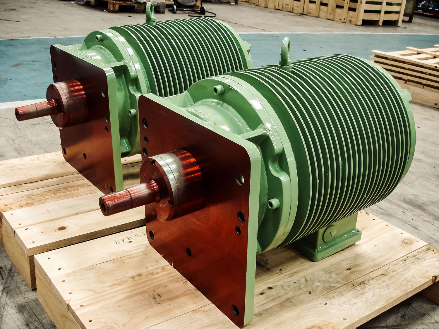 Threephase roller table motors up to 1000 V