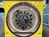 Looking into a slip ring stator Looking into a slip ring stator