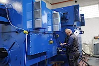 7500 kVA Motor Generator Satz finale Abnahmeprüfung 7500 kVA Motor Generator Satz finale Abnahmeprüfung