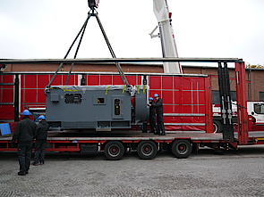 6000 HP Zementmühlen Antrieb beim Verladen