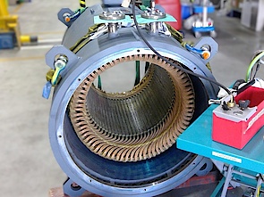 LV stator winding of IC71W motor LV stator winding of IC71W motor