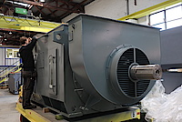 Abschließende Arbeiten am Schleifringläufermotor ohne Kühlereinheit  Abschließende Arbeiten am Schleifringläufermotor ohne Kühlereinheit