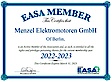 EASA activ member certificate Menzel Elektromotoren GmbH