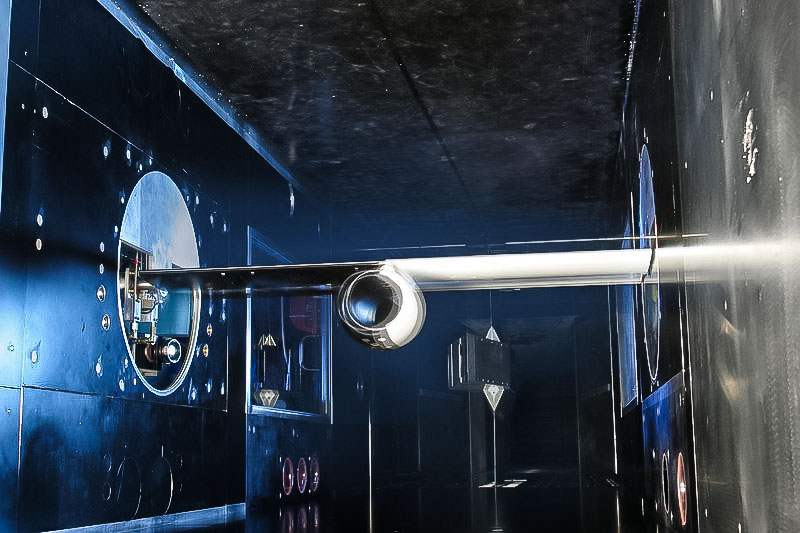 View into the DNW transonic wind tunnel 