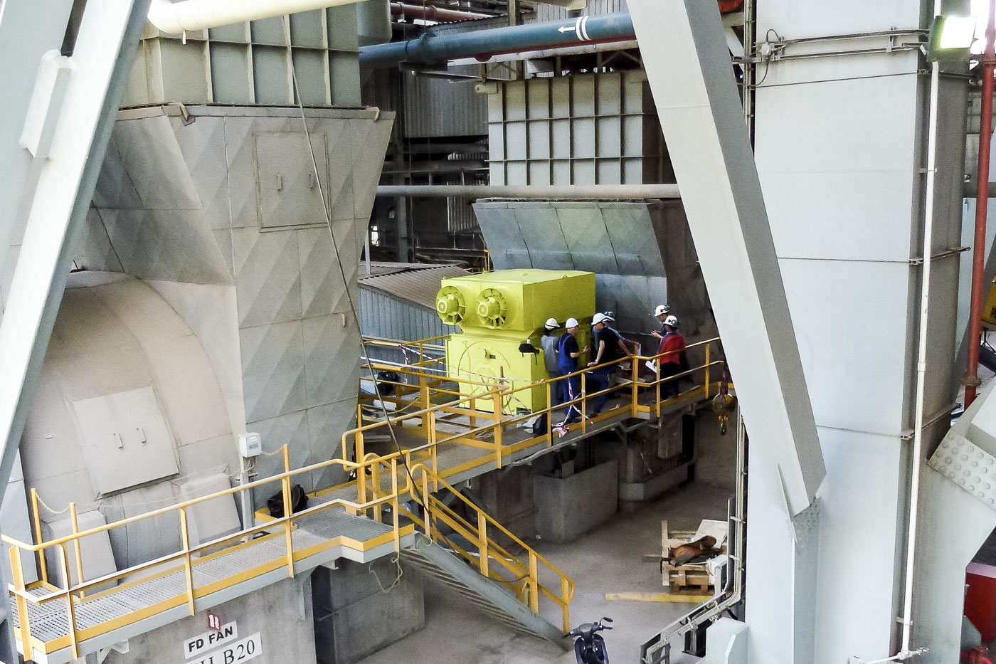 Installation of a 11 kV squirrel cage motor in Malaysia