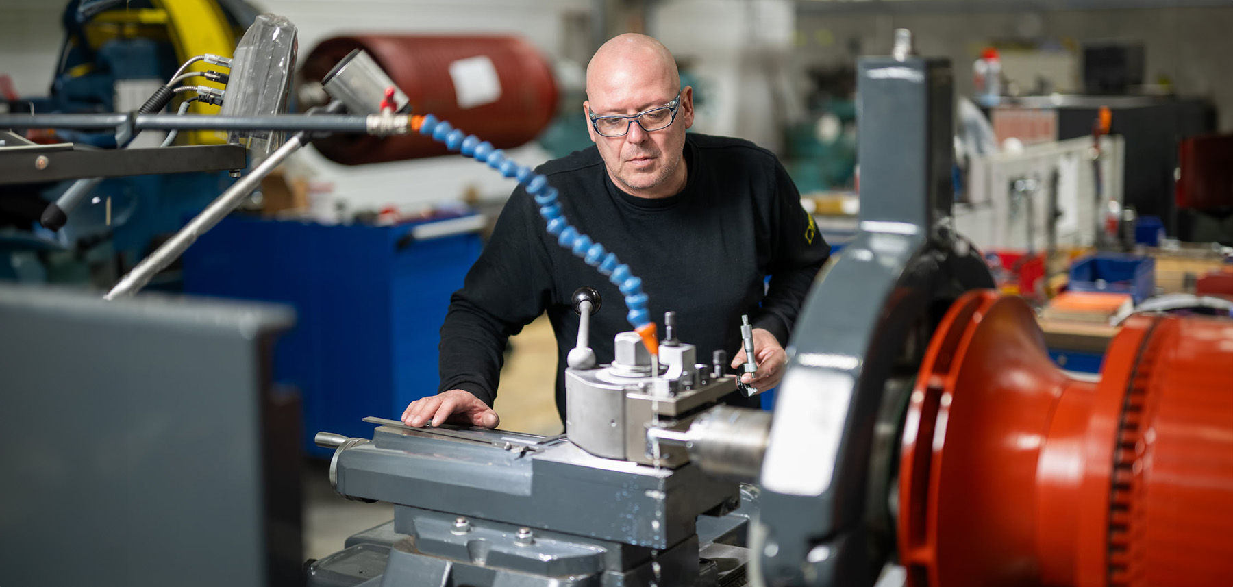 Editing a motor shaft