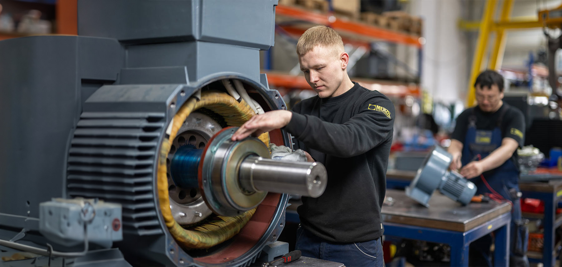Overhauling of an electric motor