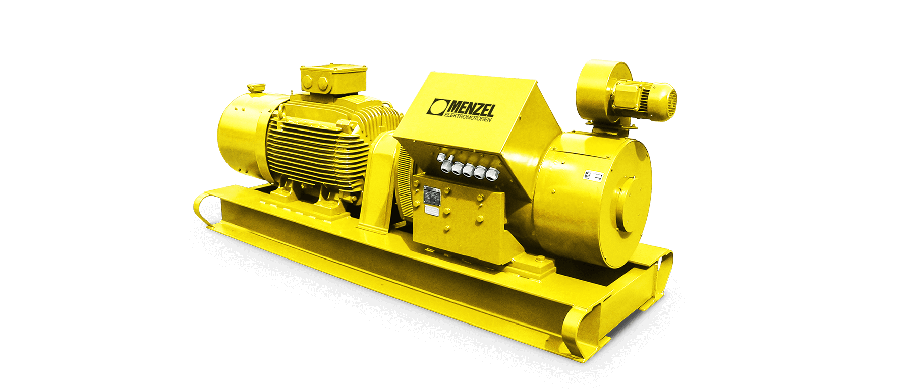 Rotating motor-generator unit