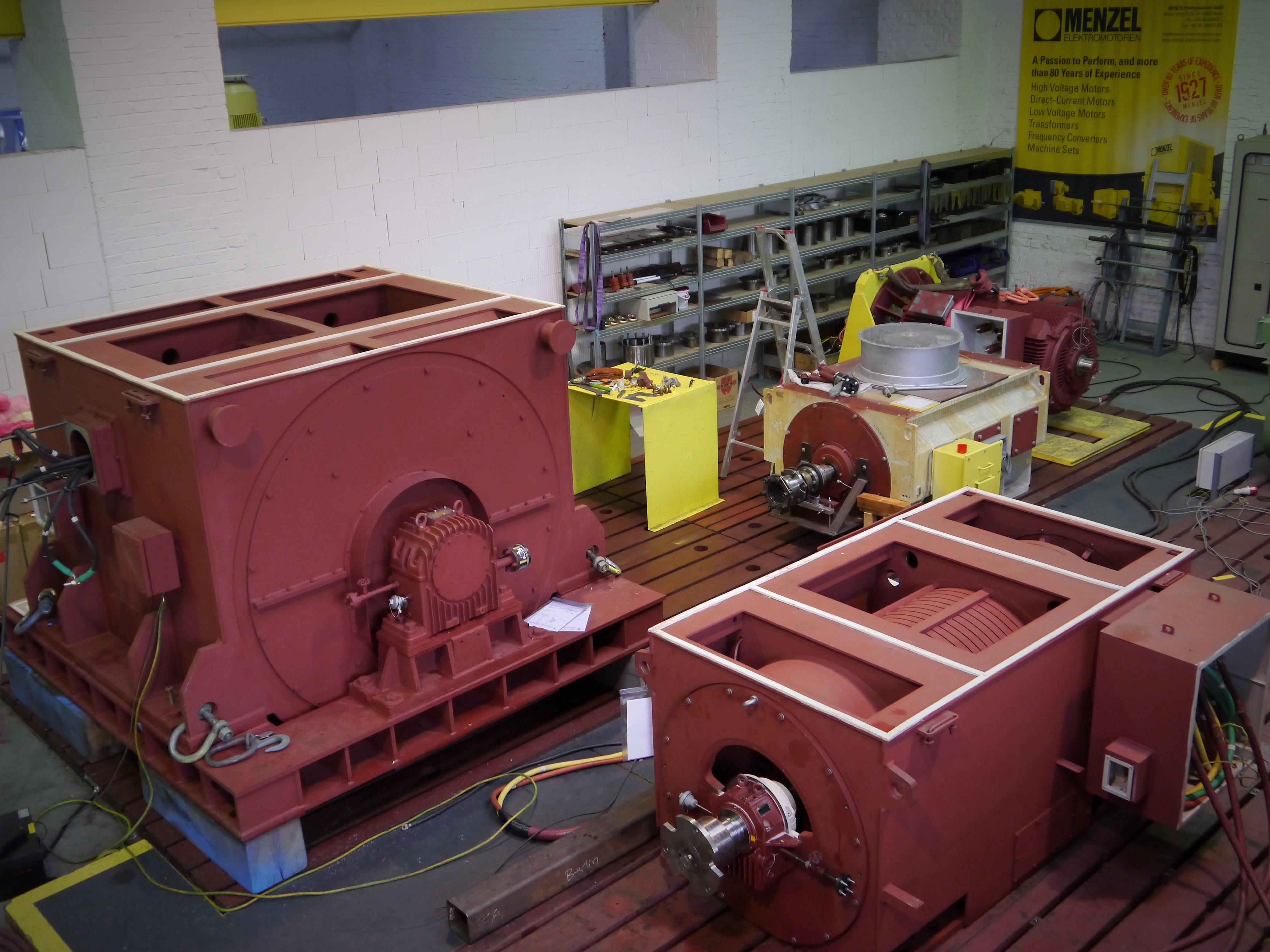 Testing of a 25 ton three-phase squirrel cage fan drive