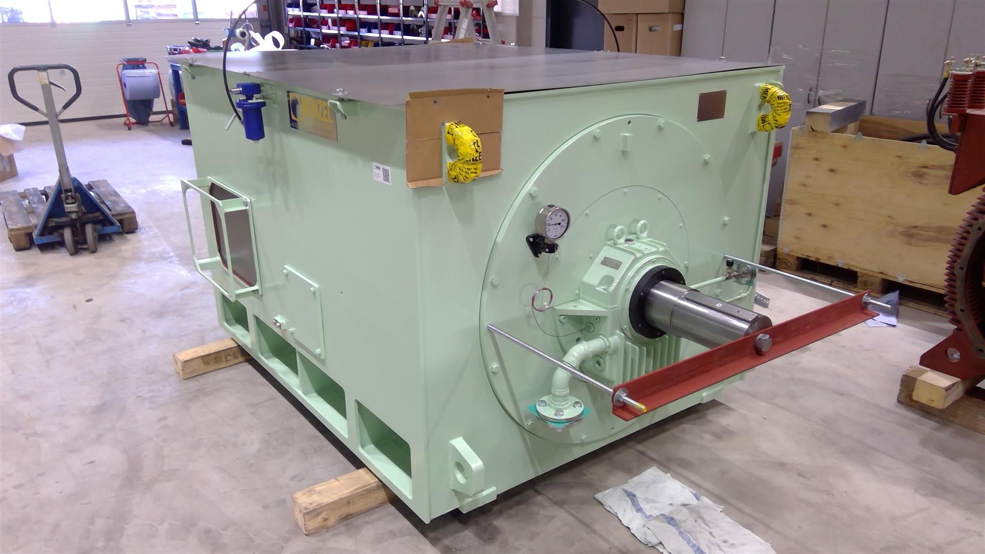 RINA certified high voltage motor for ballast pump
