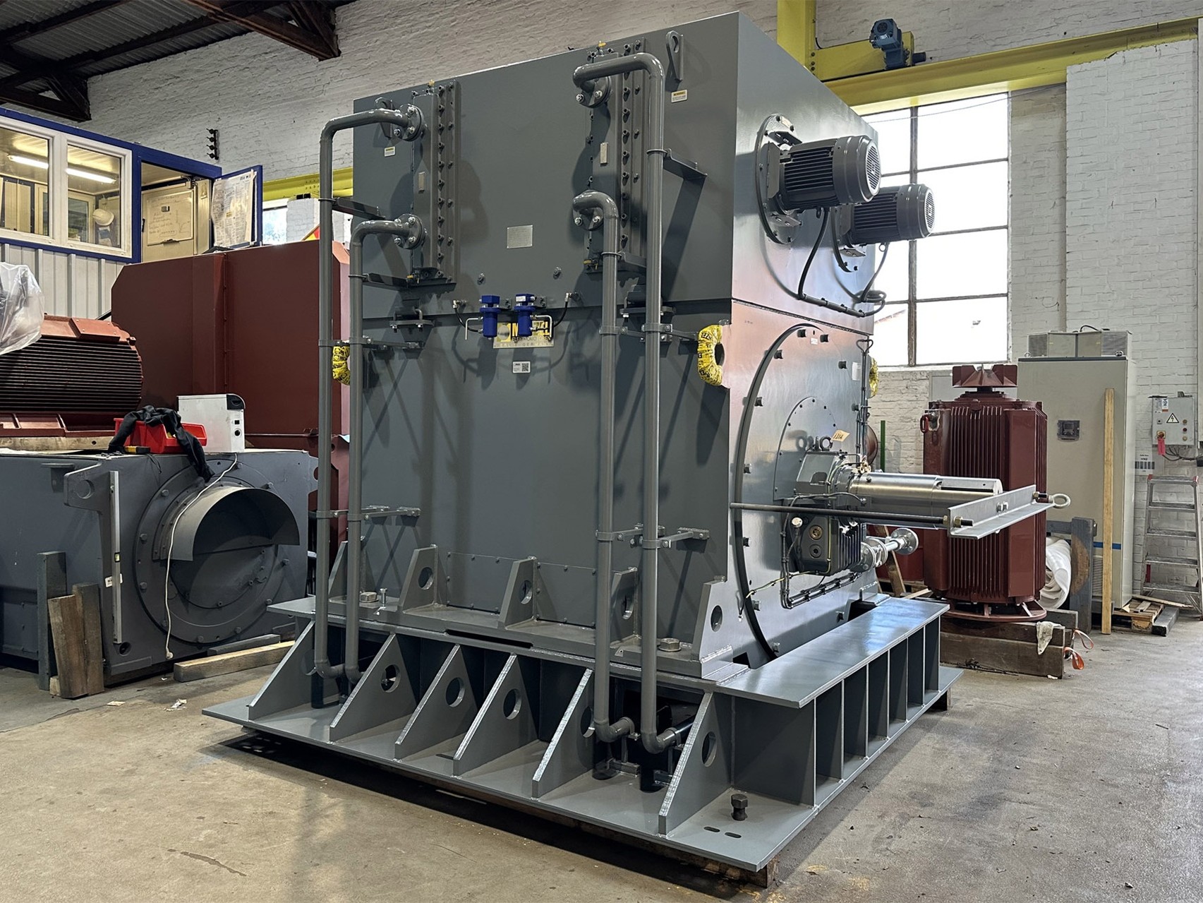 11kV Kompressormotor mit massivem Grundrahmen und IC86W-Kühlung