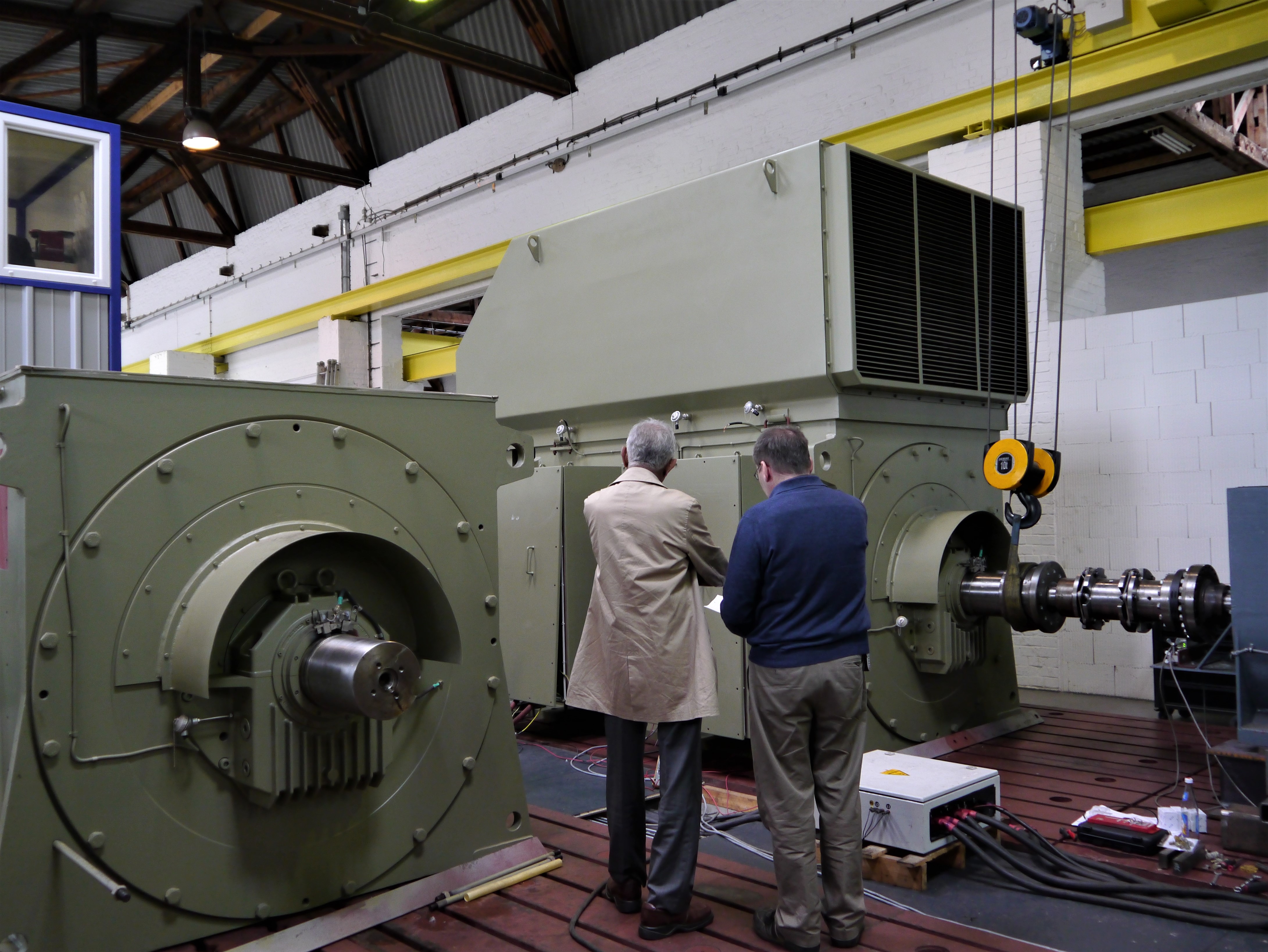 Load test of synchronous generators at manufacturers test field