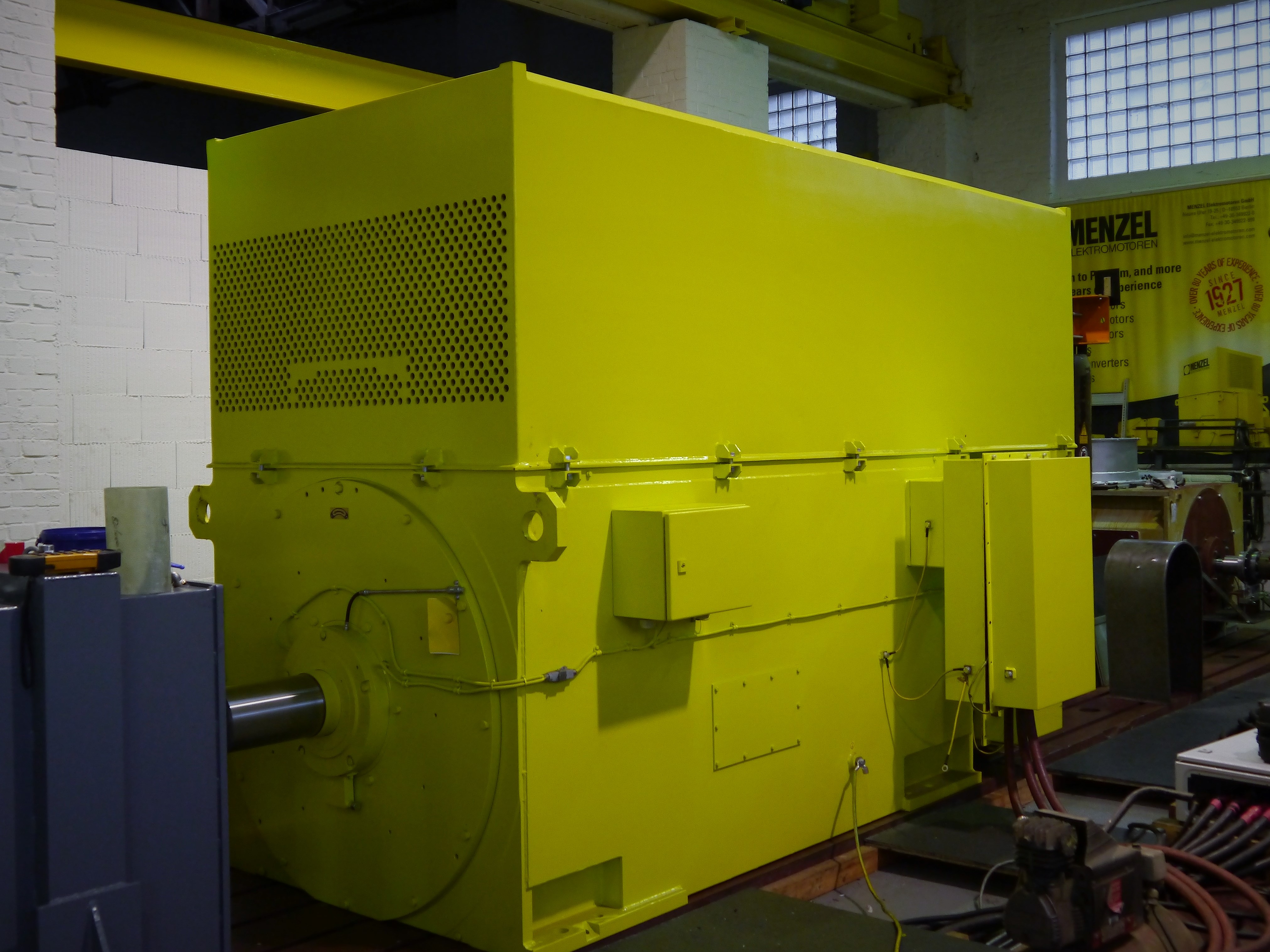 Motortest des 11.000 V Schleifringläufermotor für England