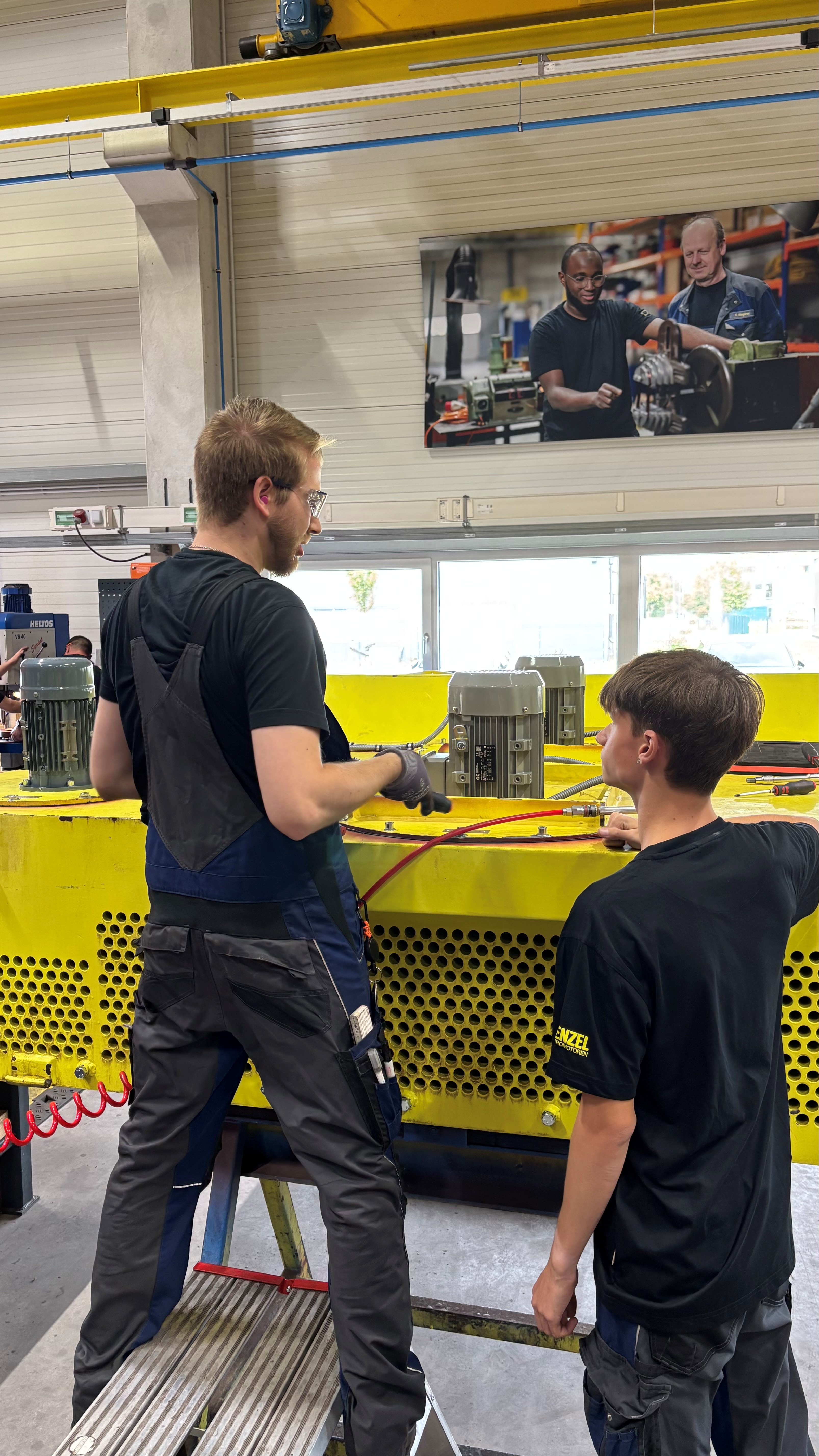 Apprentices and colleagues experience an open and supportive working culture