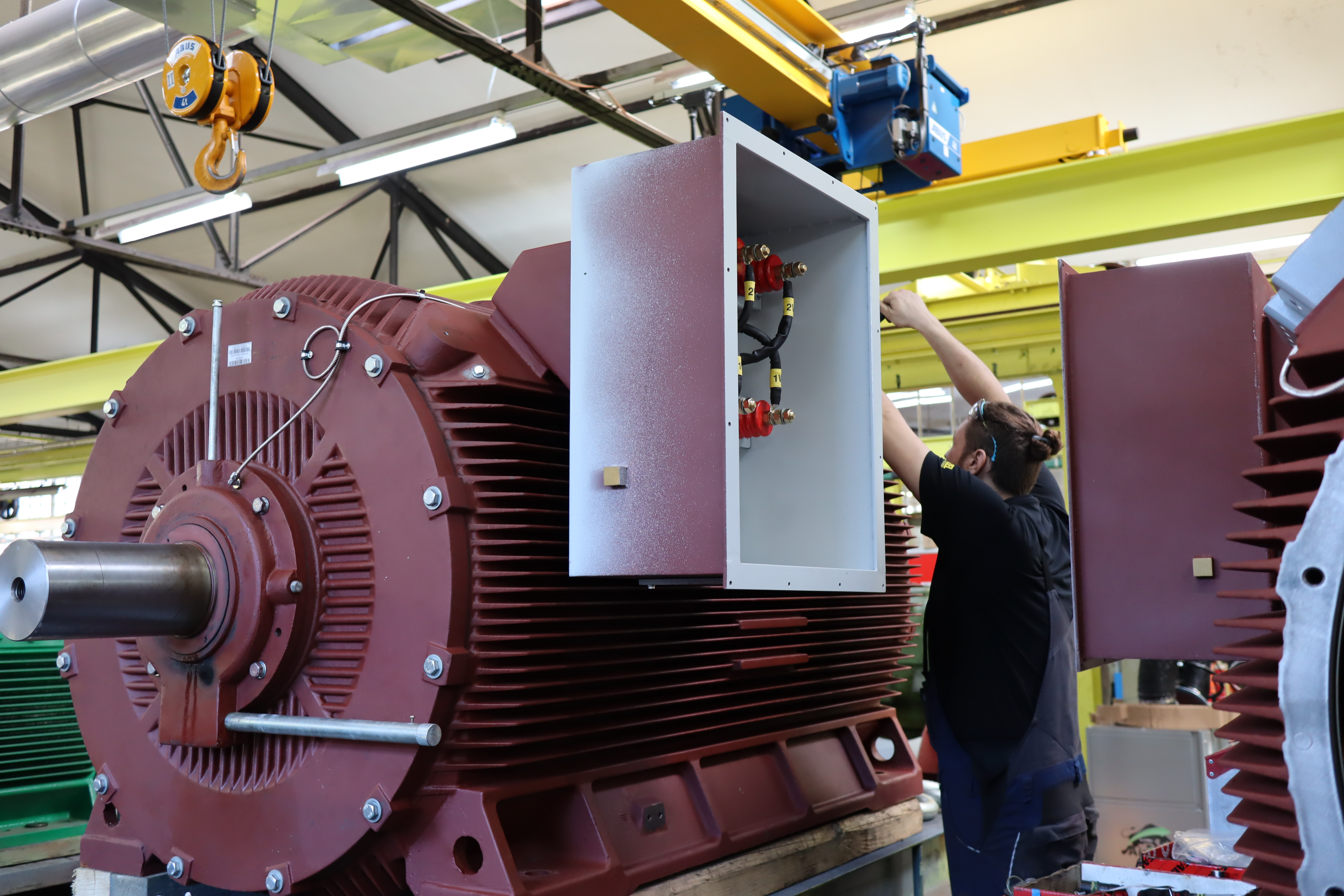 Dual-speed medium voltage motor manufacturing Berlin, Germany