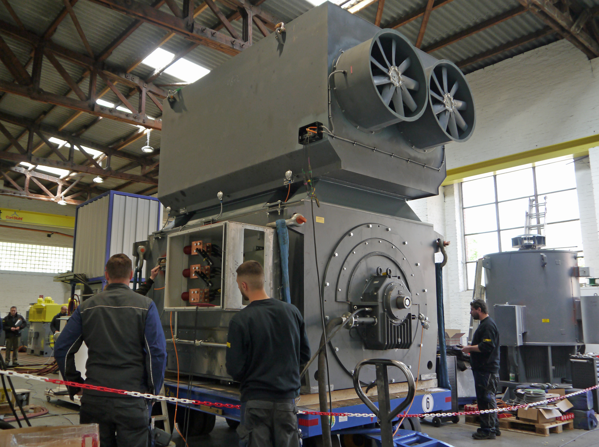 Increased saftey motor for compressor application