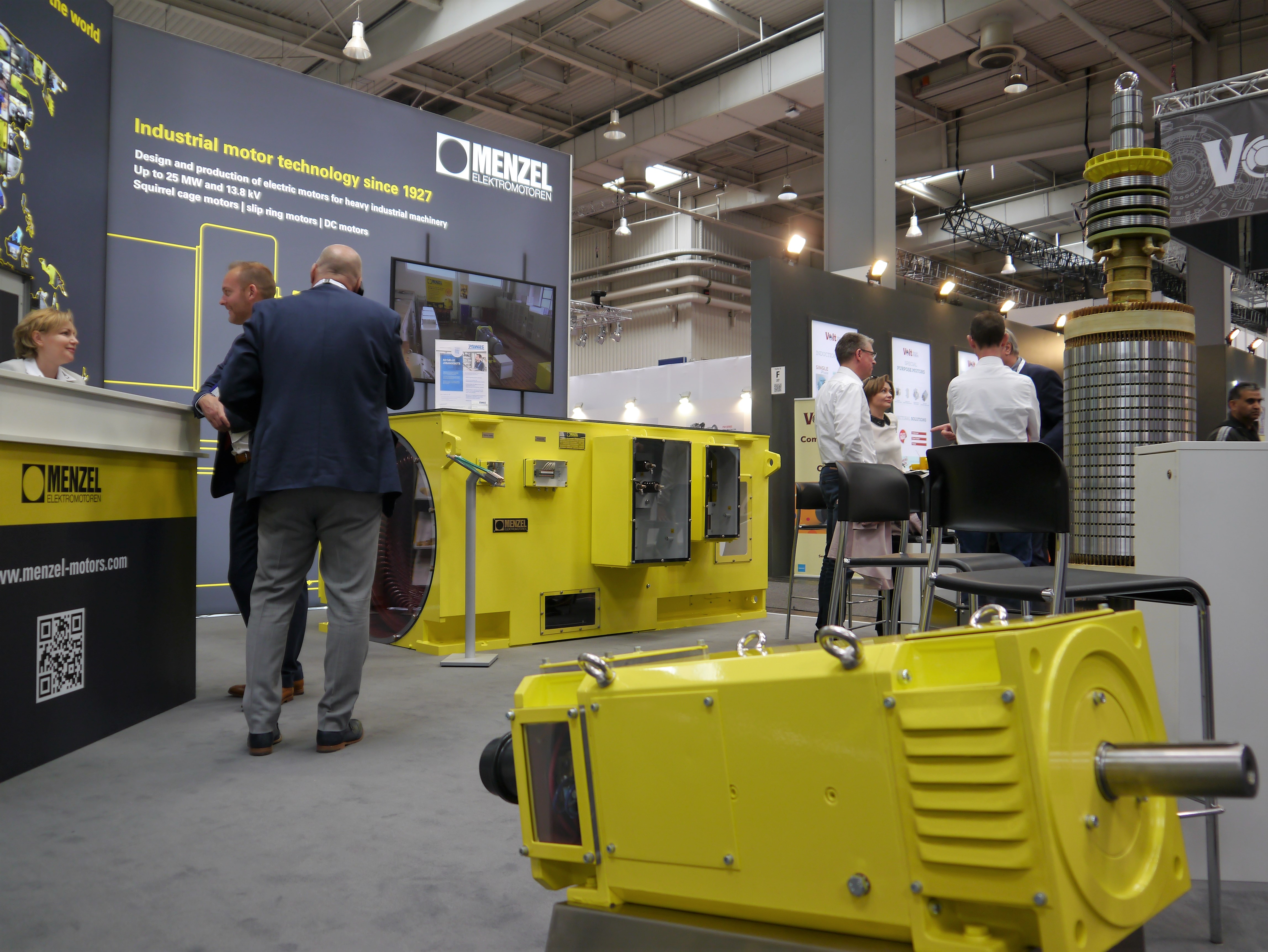Hannover Messe Ausstellungsstück Gleichstrommotor 