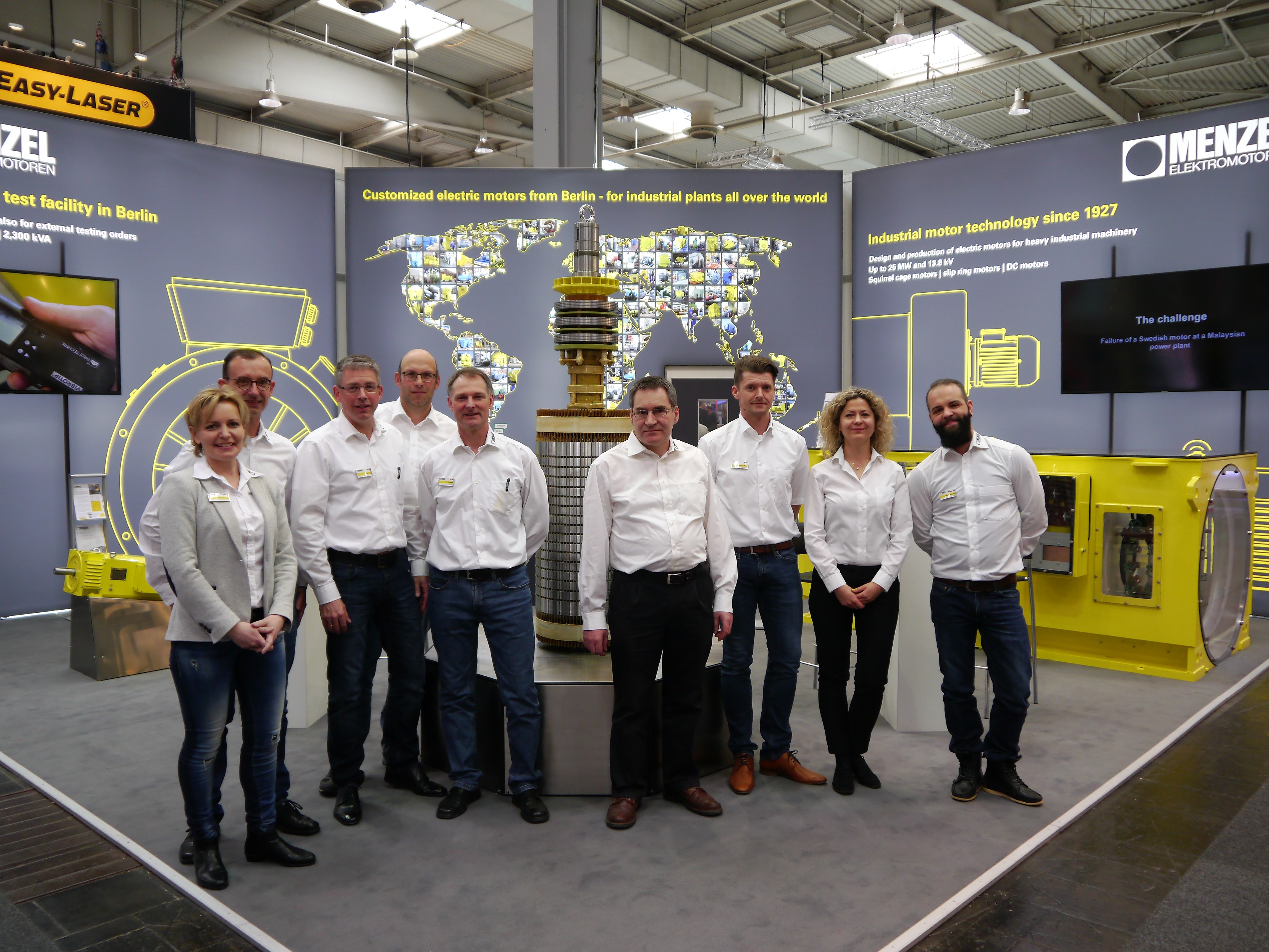 MENZEL Vertriebsteam auf der Hannover Messe 2019 