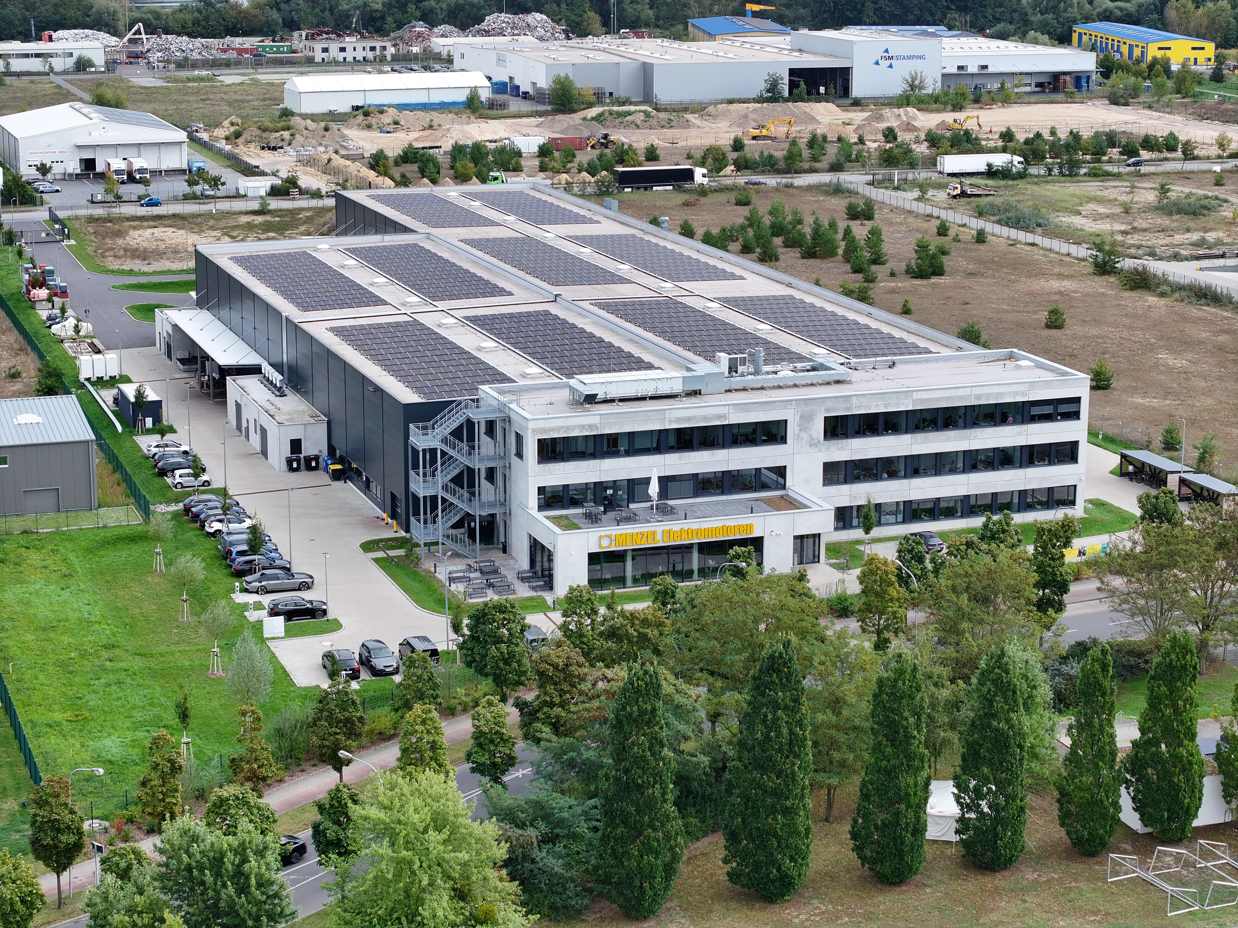MENZEL embraces sustainability with advanced photovoltaic and battery storage technology for future-oriented operations