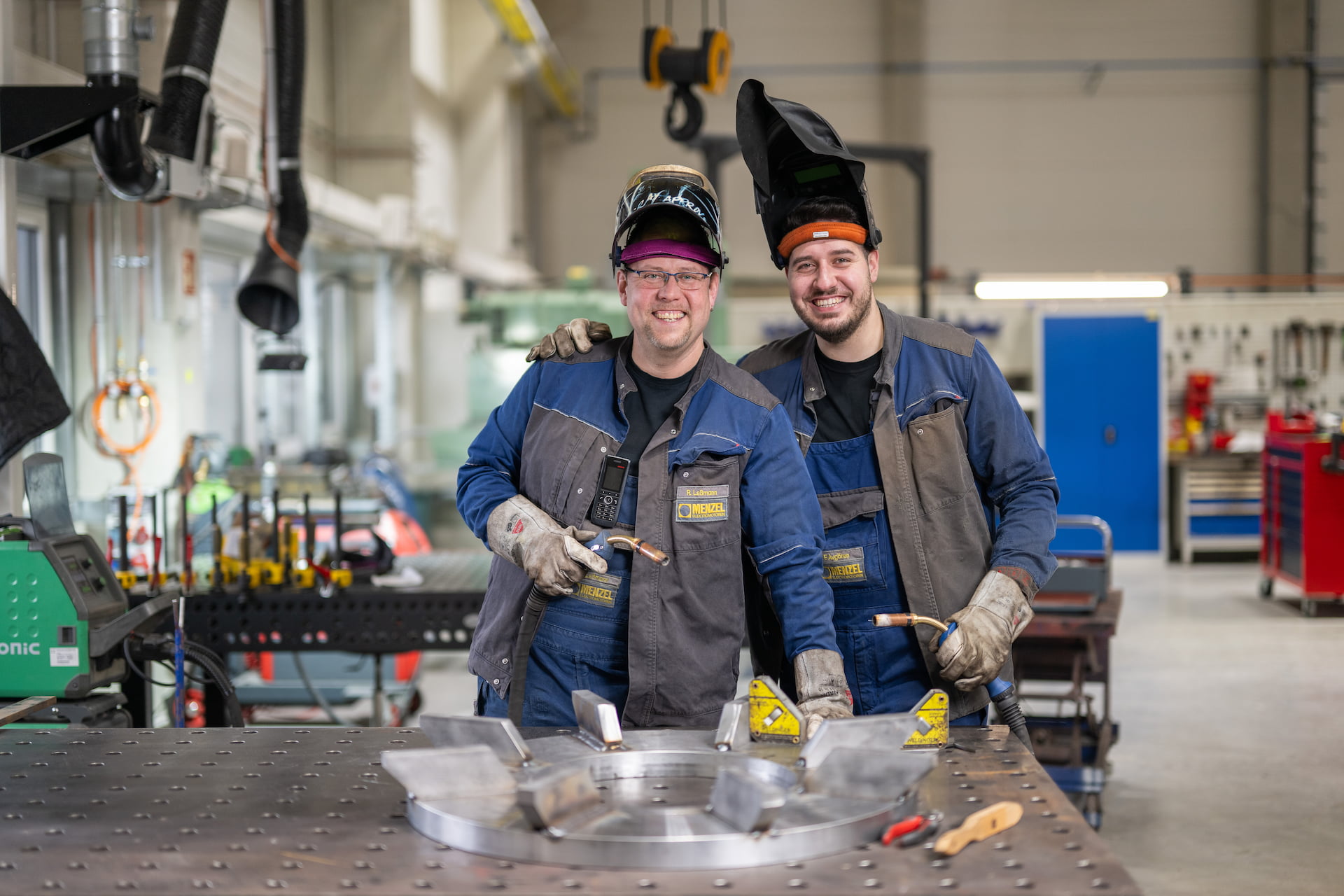 The Menzel welding team