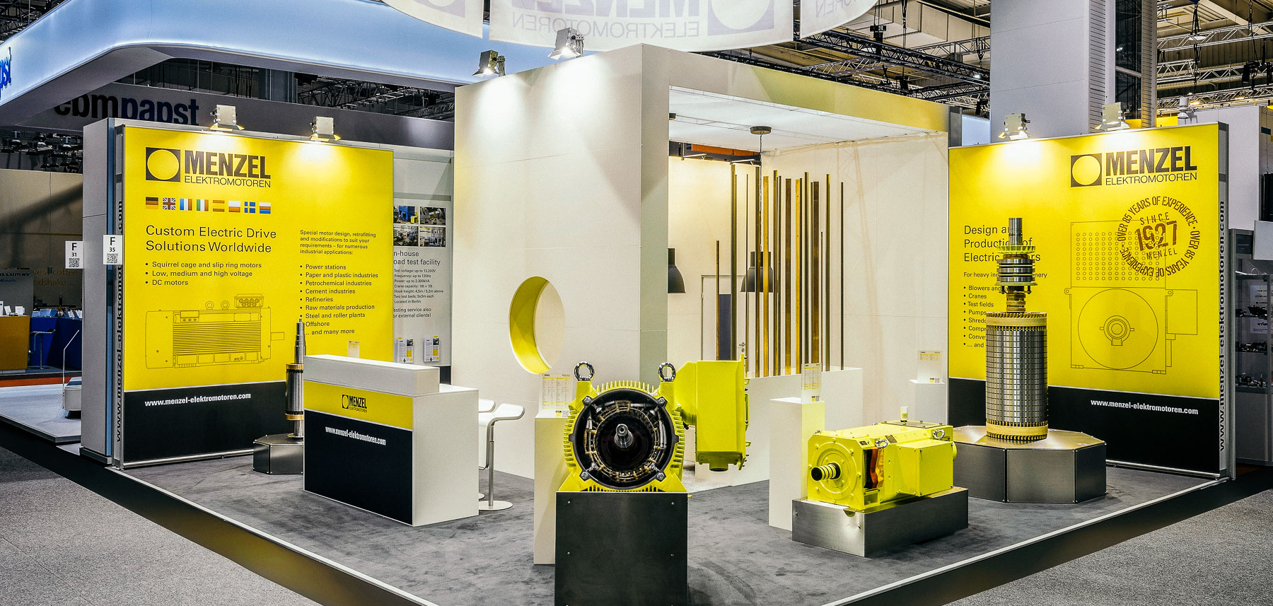 Menzel Stand auf der Hannover Messe 